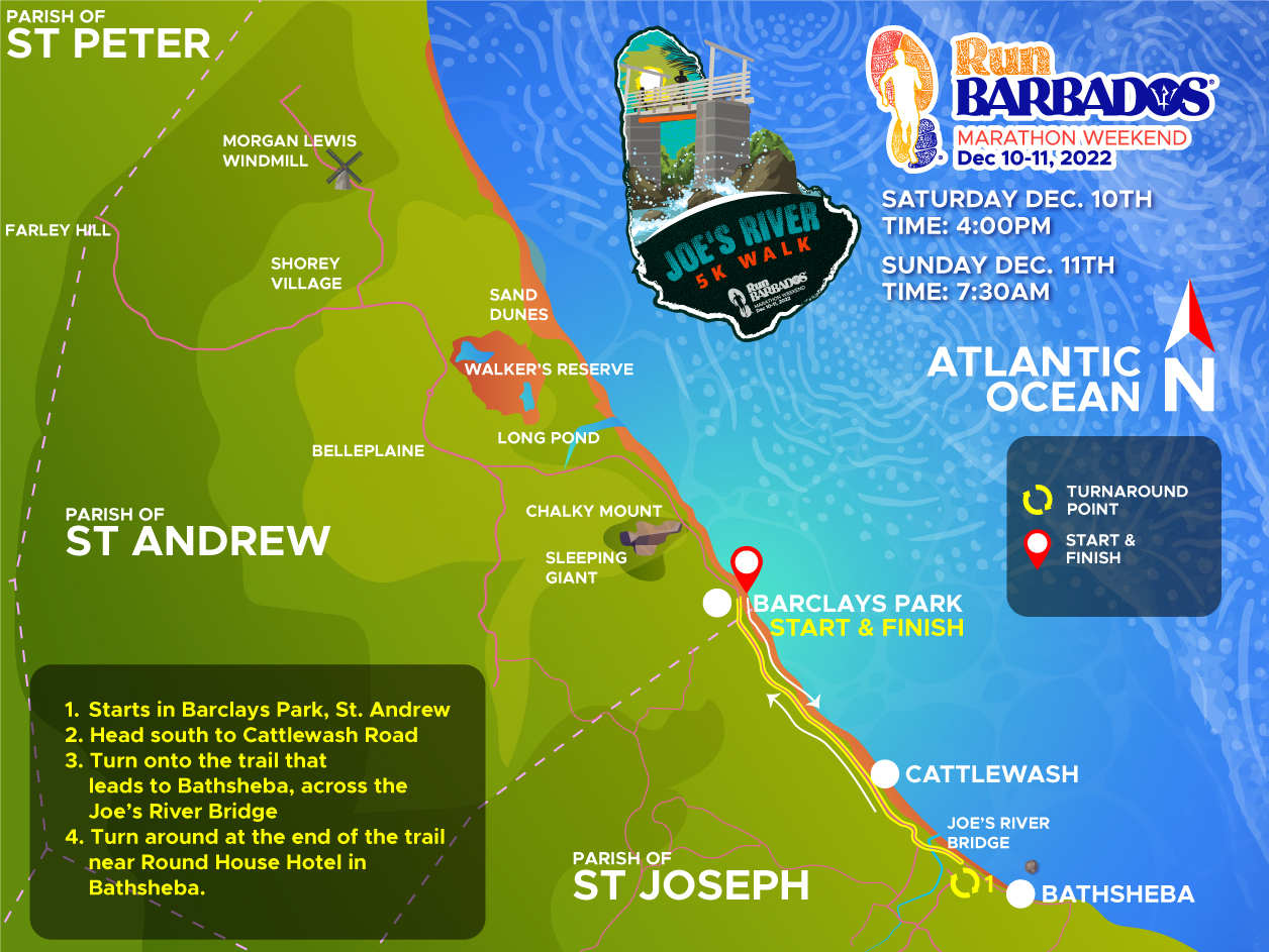 5K walk route Map