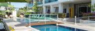 Vista de la piscina del hotel de South Beach