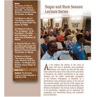 Sugar and Rum Season Lecture Series