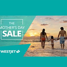 WestJet Mothers Day Sale